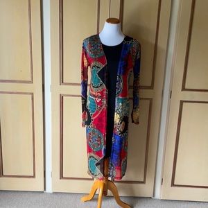 NYC  Multicolor Sheer Duster